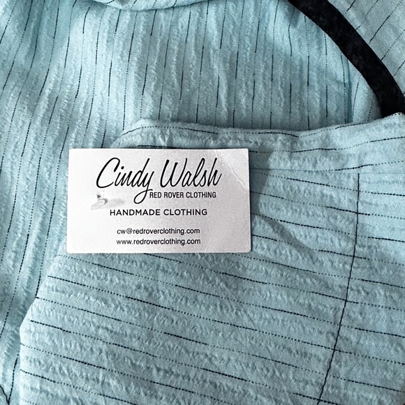 Red River Clothing Cindy Walsh Hand Made Tunic Dress Tank Pockets Oversize USA - Picture 14 of 16